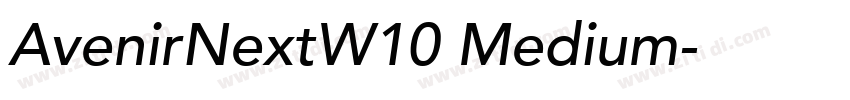 AvenirNextW10 Medium字体转换
